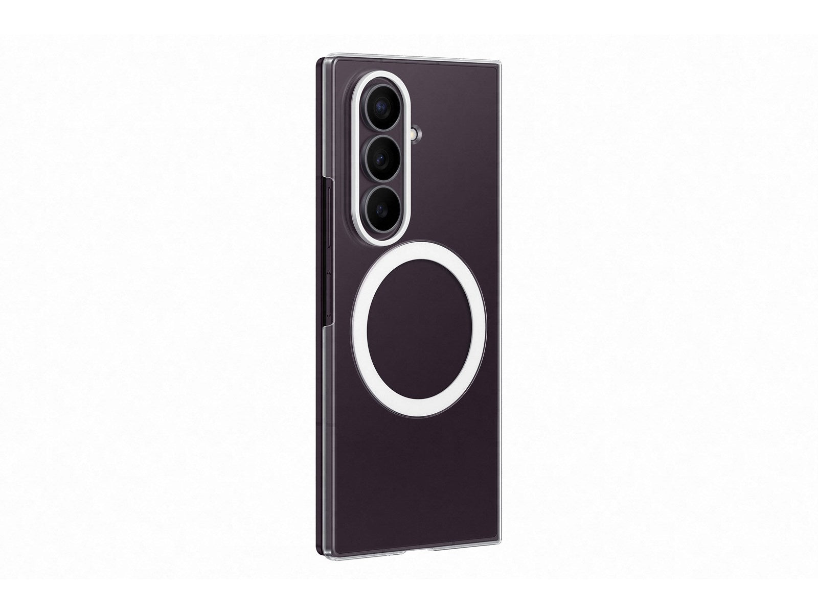 Original Samsung Galaxy Z Fold8 Ultra Cover Clear Magnet Case - Transparent