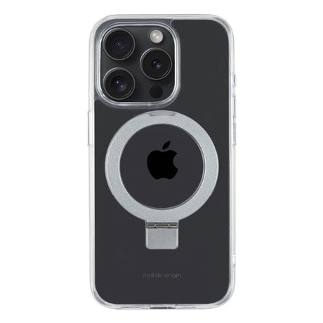 iPhone 15 Pro Mobile Origin RingMag Fleksibelt Plastik Cover - Gennemsigtig