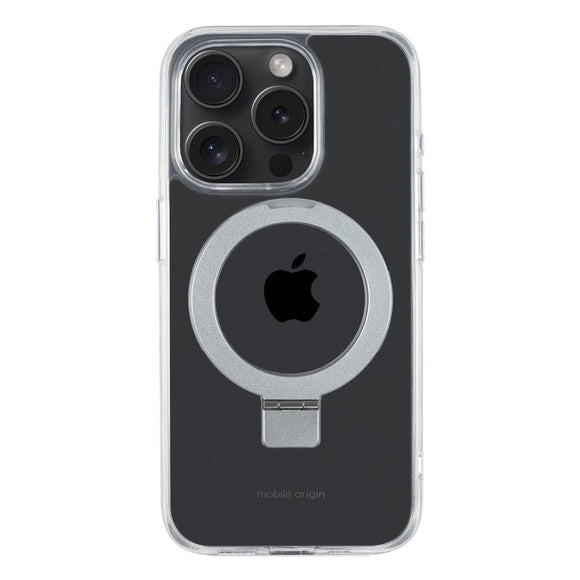 iPhone 15 Pro Mobile Origin RingMag Fleksibelt Plastik Cover - Gennemsigtig