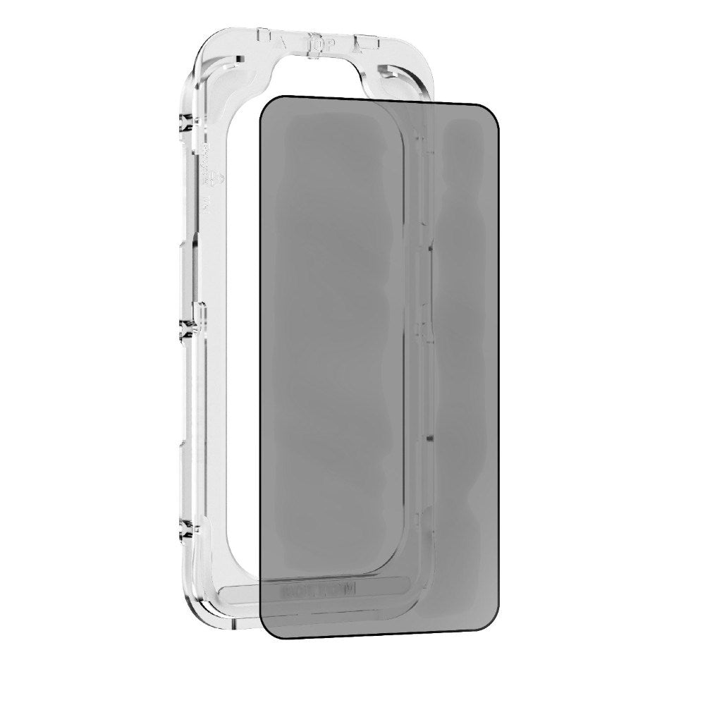 iPhone 18 Pro Mobile Origin EasyGlass Privacy Skærmbeskyttelsesglas m. Applicator - Gennemsigtig