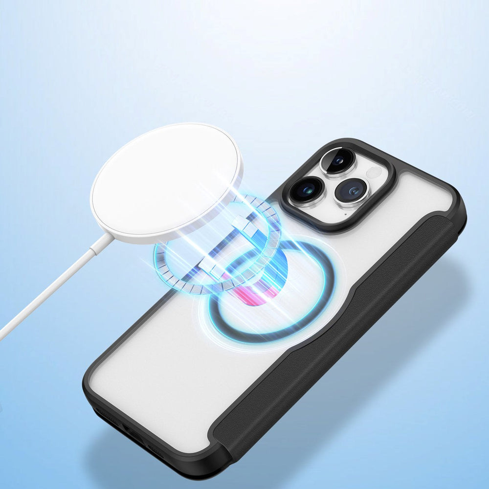 iPhone 15 Pro DUX DUCIS Skin X Pro Series Plastik Cover - MagSafe Kompatibel - Sort