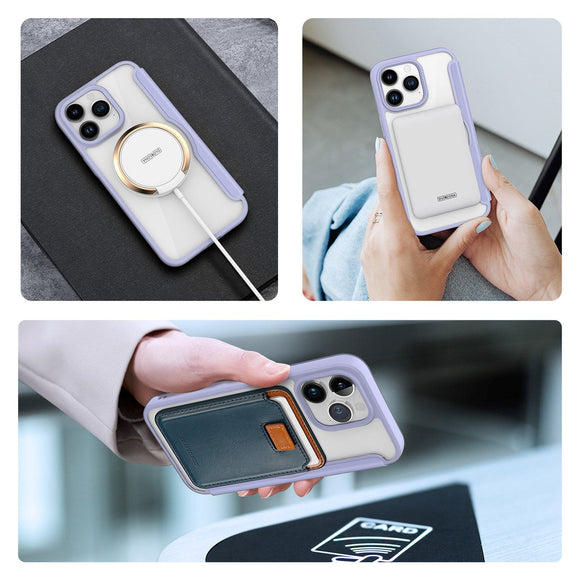 iPhone 15 Pro Max DUX DUCIS Skin X Pro Series Plastik Cover - MagSafe Kompatibel - Lilla