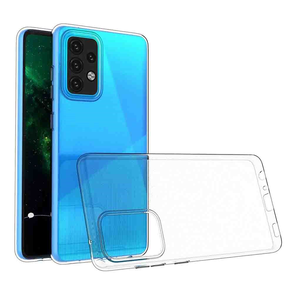 Samsung Galaxy A02s Hurtel Ultra Clear Fleksibel Plastik Cover - Gennemsigtig