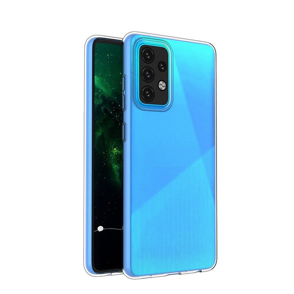 Samsung Galaxy A02s Hurtel Ultra Clear Fleksibel Plastik Cover - Gennemsigtig