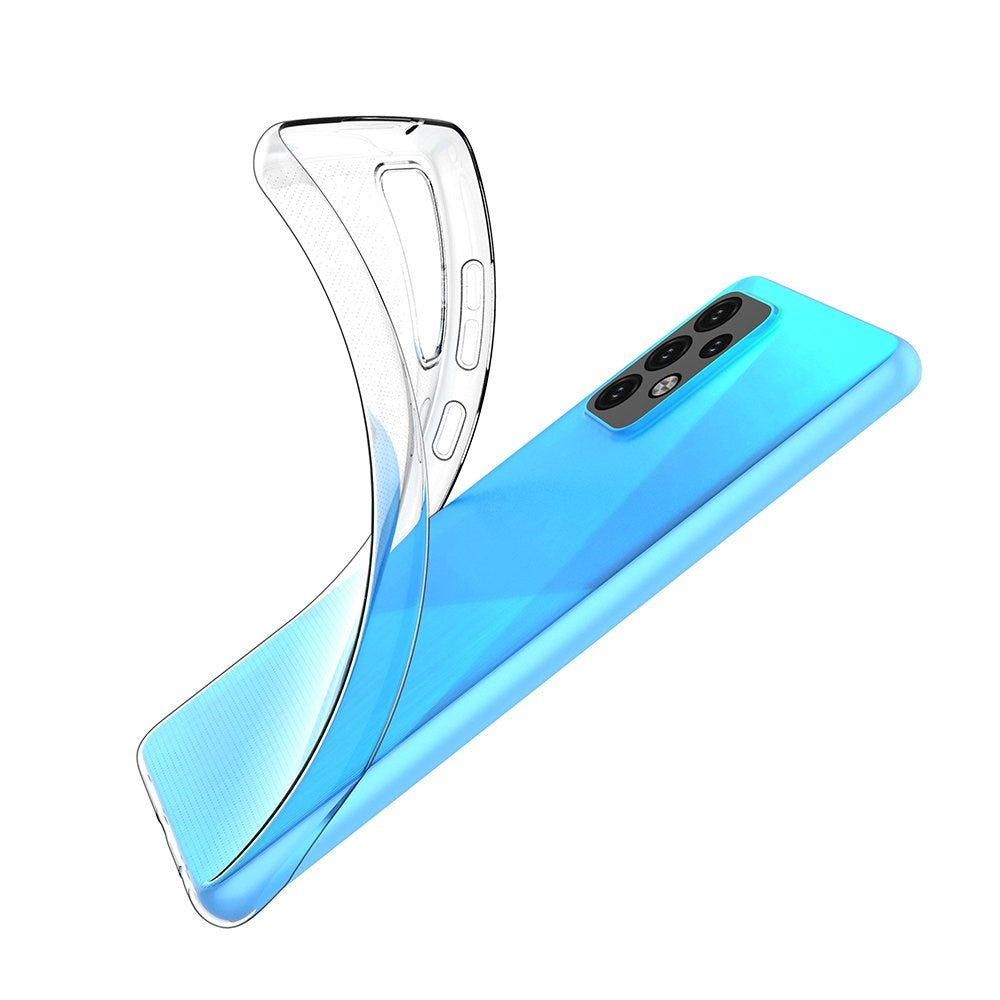 Samsung Galaxy A02s Hurtel Ultra Clear Fleksibel Plastik Cover - Gennemsigtig