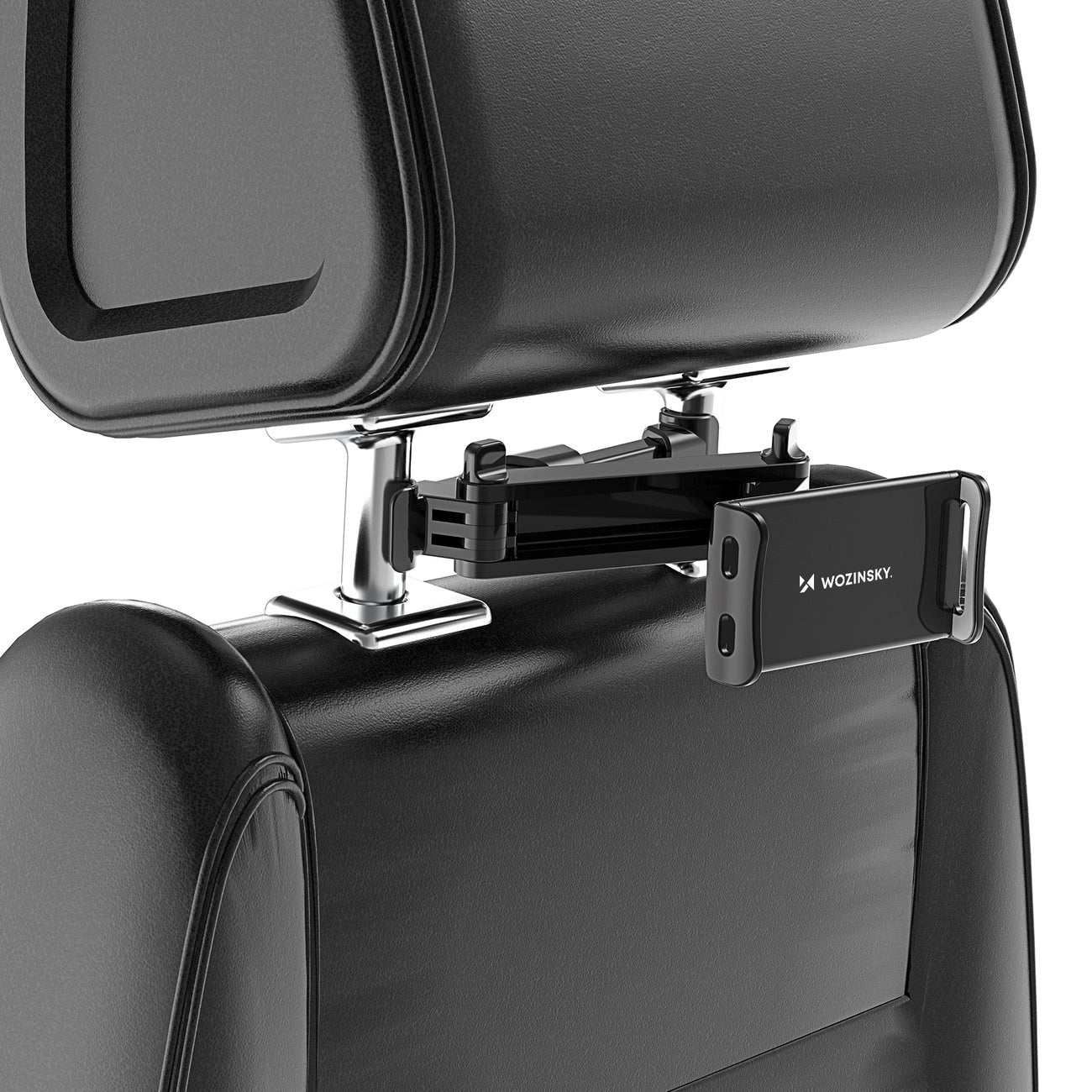 Wozinsky Car Mount Til Bilens Nakkestøtte - Max Størrelse: 125 - 205mm - Sort