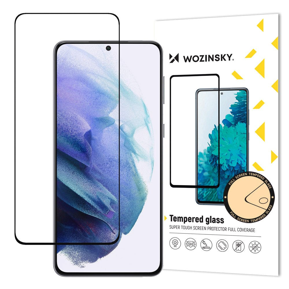 Wozinsky Samsung Galaxy S23+ (Plus) Skærmbeskyttelse - Case-Friendly - Gennemsigtig m. Sort Kant