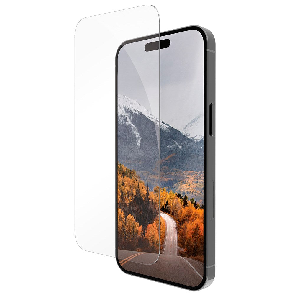 iPhone 16 / 15 dbramante1928 Eco-Protect Skærmbeskyttelse m. Monteringsramme - Case Friendly - Gennemsigtig