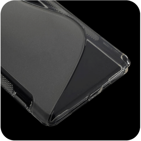 Sony Xperia Z2 S-Shape TPU Cover Gennemsigtig