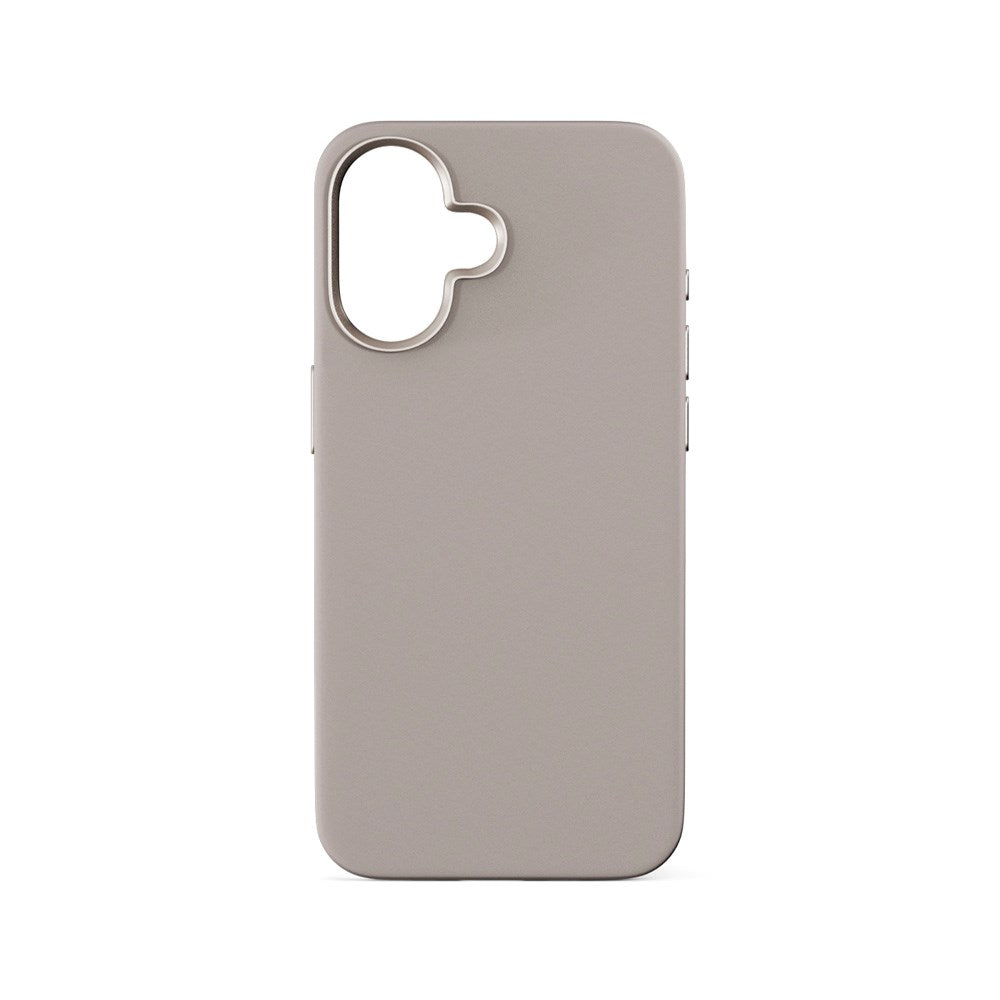 iPhone 16 Epico Mag+ Silikone Cover - MagSafe Kompatibel - Titanium Beige