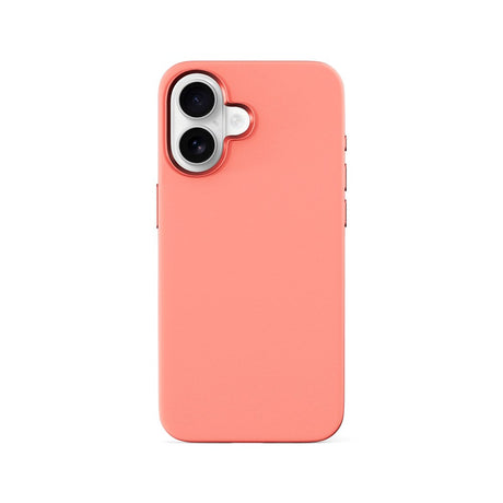 iPhone 16 Epico Mag+ Silikone Cover - MagSafe Kompatibel - Peach Pink