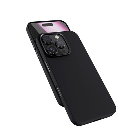 iPhone 16 Pro Epico Mag+ Silikone Cover - MagSafe Kompatibel - Black