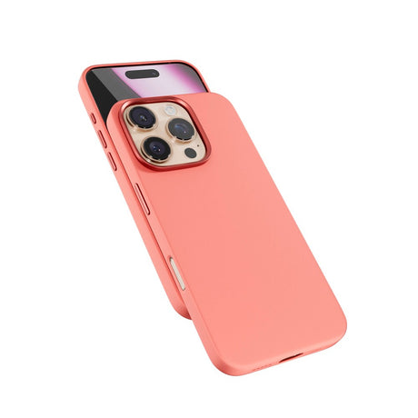 iPhone 16 Pro Max Epico Mag+ Silikone Cover - MagSafe Kompatibel - Peach Pink