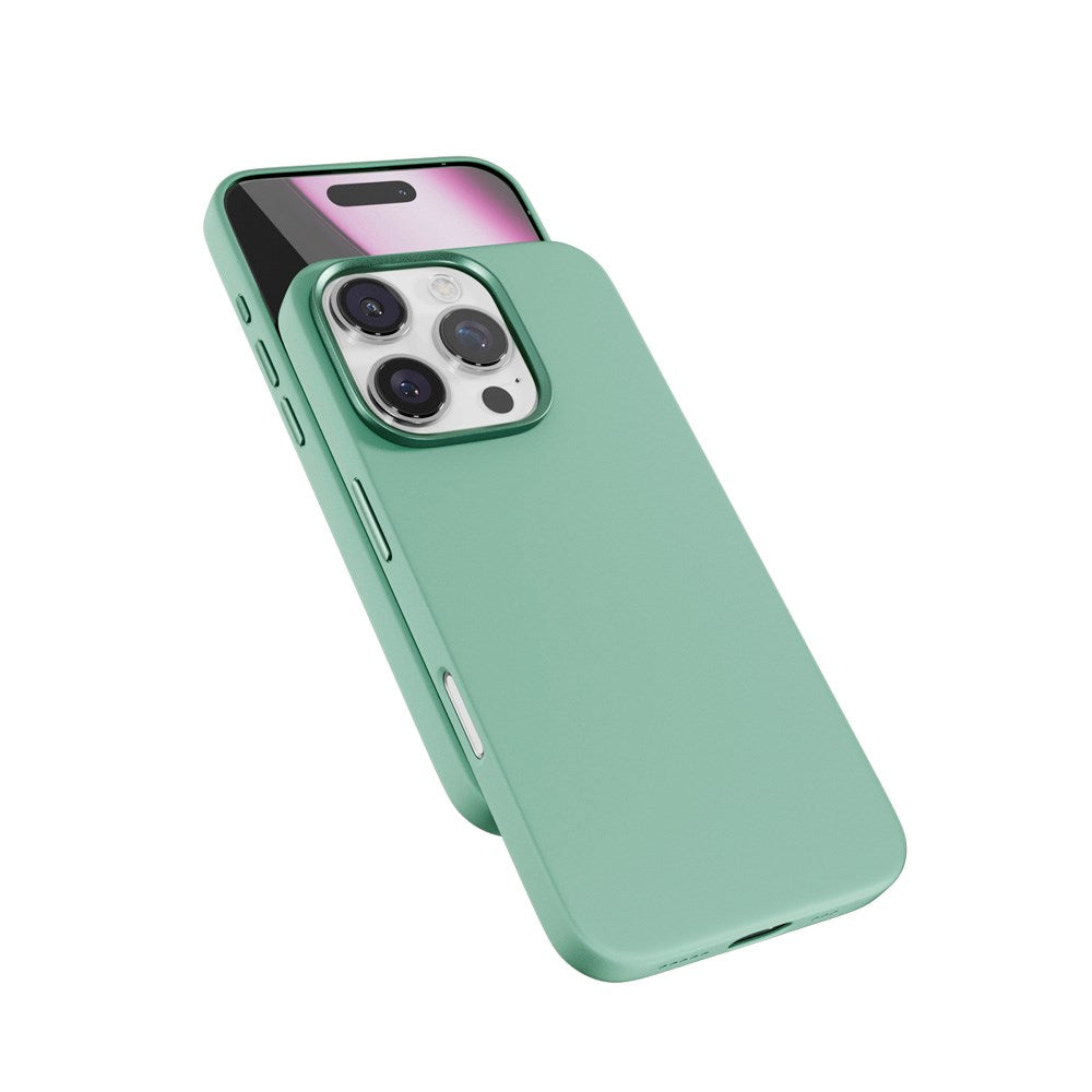 iPhone 16 Pro Epico Mag+ Silikone Cover - MagSafe Kompatibel - Pastel Turquoise