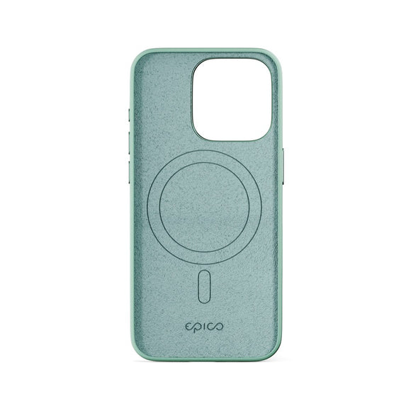 iPhone 16 Pro Epico Mag+ Silikone Cover - MagSafe Kompatibel - Pastel Turquoise