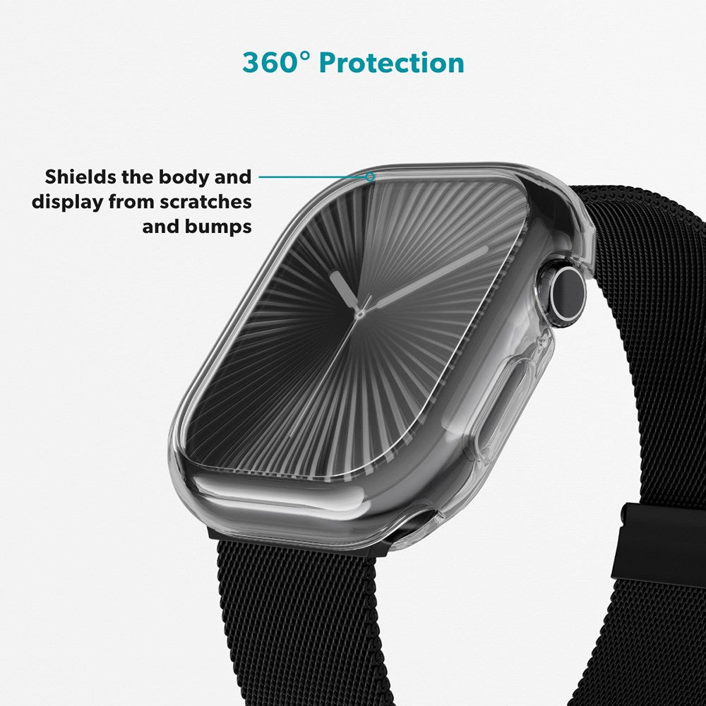 Apple Watch 4/5/6/SE (40mm) Epico Hero Case Fleksibelt Plastik Cover - Gennemsigtig