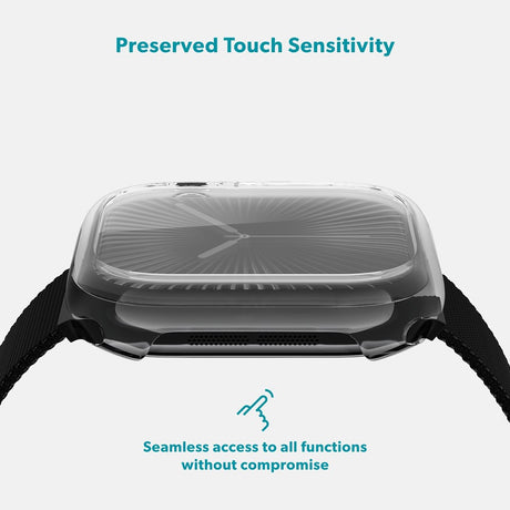 Apple Watch 4/5/6/SE (44mm) Epico Hero Case Fleksibelt Plastik Cover - Gennemsigtig