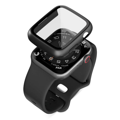 Apple Watch 4/5/6/SE (40mm) Epico Plastik Cover m. Indbygget Skærmbeskyttelse - Sort