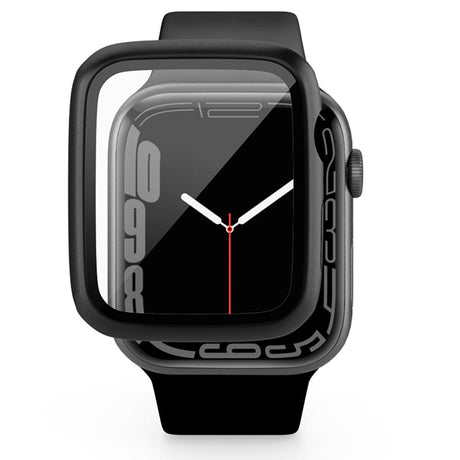 Apple Watch 4/5/6/SE (44mm) Epico Plastik Cover m. Indbygget Skærmbeskyttelse - Sort