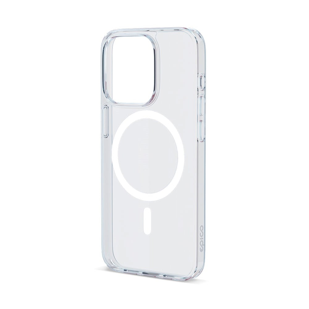 Epico iPhone 15 Pro Mag+ Hero Plastik Cover - MagSafe Kompatibel - Gennemsigtig