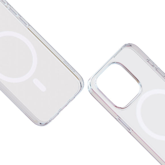 Epico iPhone 15 Pro Mag+ Hero Plastik Cover - MagSafe Kompatibel - Gennemsigtig