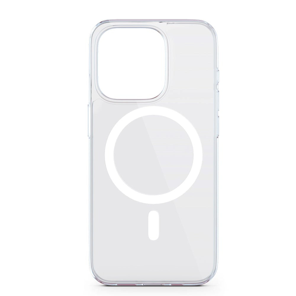 Epico iPhone 15 Pro Mag+ Hero Plastik Cover - MagSafe Kompatibel - Gennemsigtig