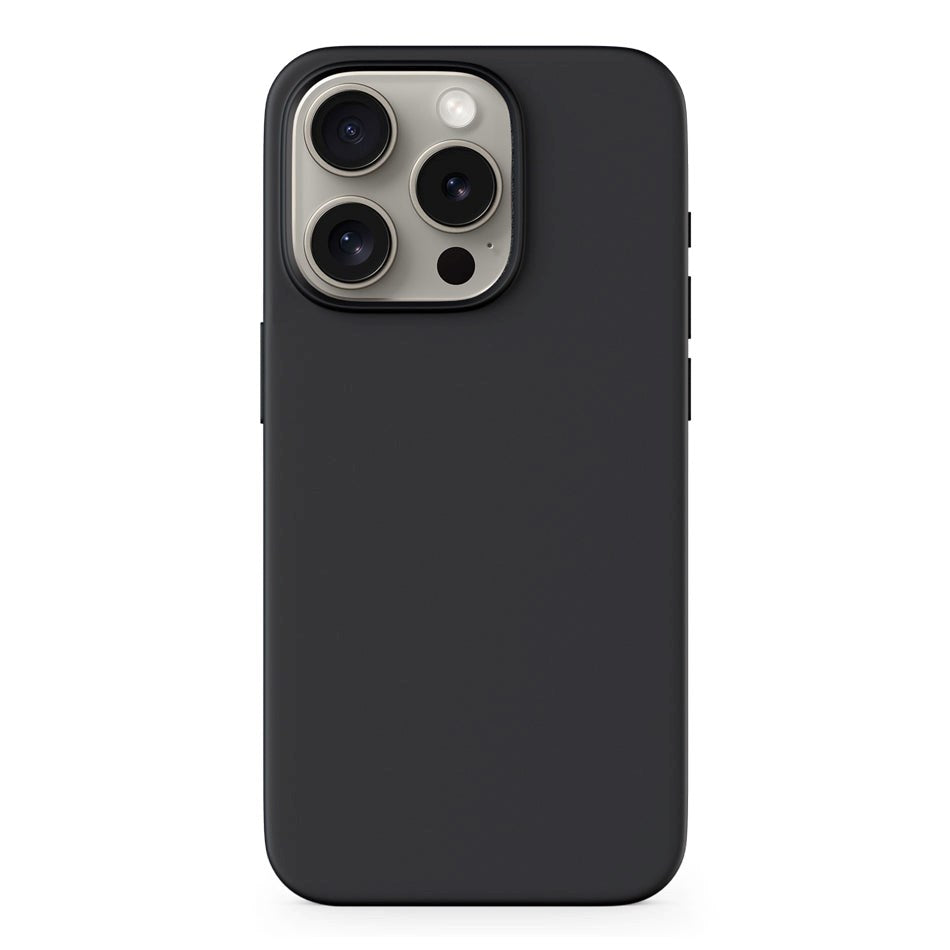 iPhone 15 Pro Max Epico Silikone Cover - MagSafe Kompatibel - Sort