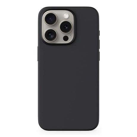 iPhone 15 Pro Max Epico Silikone Cover - MagSafe Kompatibel - Sort