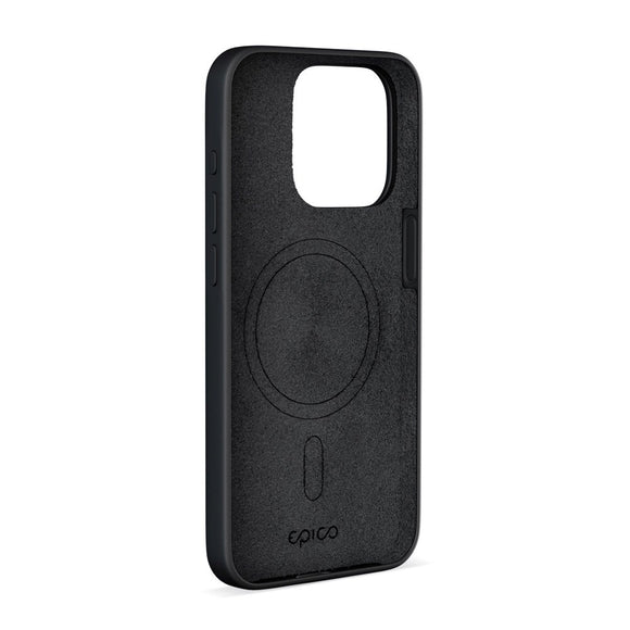 iPhone 15 Pro Max Epico Silikone Cover - MagSafe Kompatibel - Sort