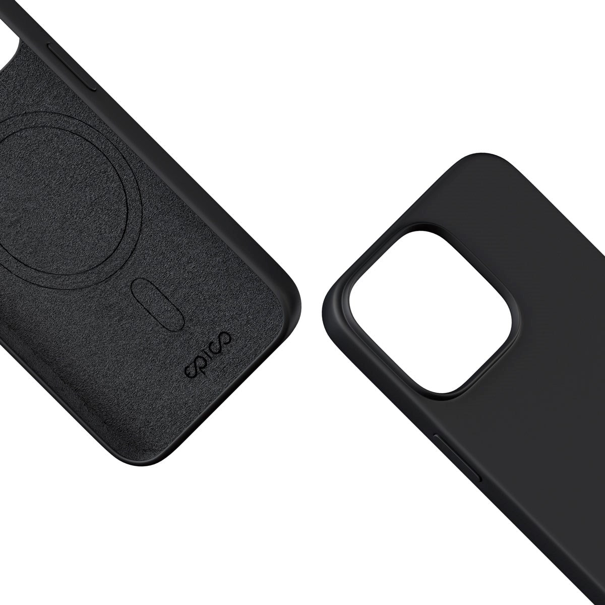 iPhone 15 Pro Epico Silikone Cover - MagSafe Kompatibel - Sort
