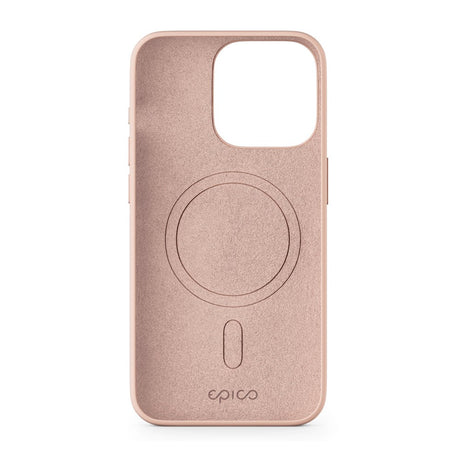 iPhone 15 Epico Silikone Cover - MagSafe Kompatibel - Lyserød