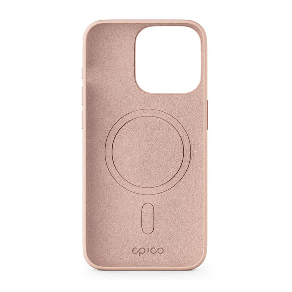 iPhone 15 Epico Silikone Cover - MagSafe Kompatibel - Lyserød