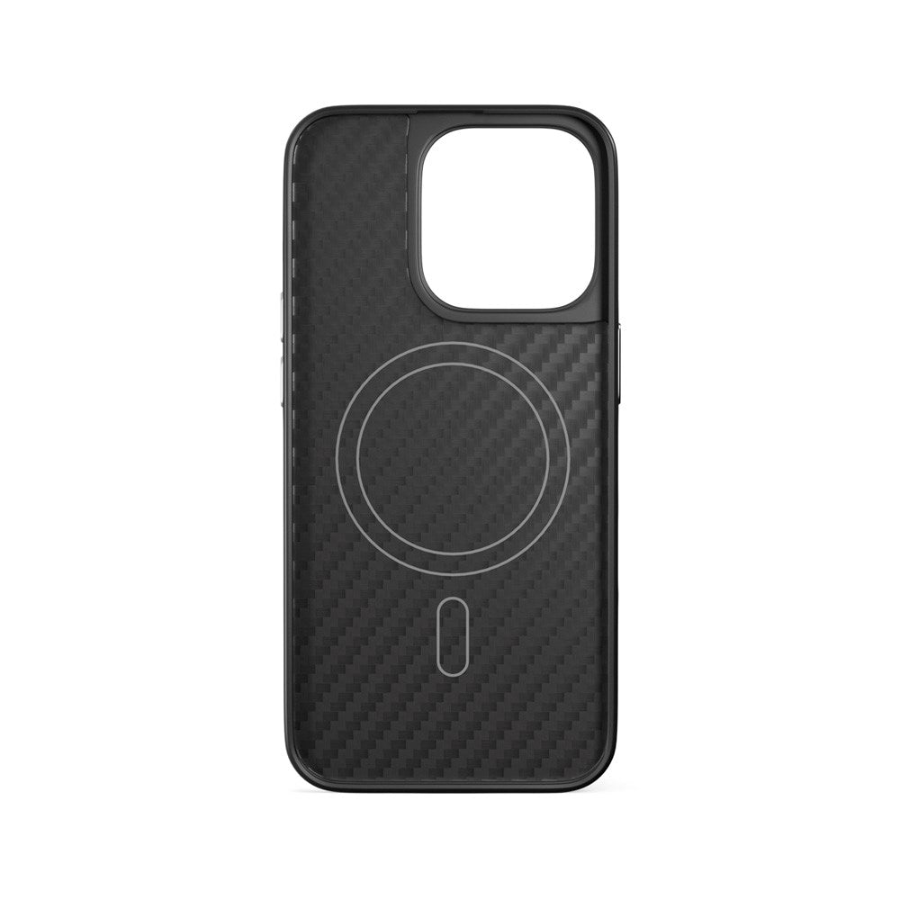 Epico iPhone 16 Pro Max Mag+ Hybrid Carbon Case - MagSafe Kompatibel - Sort