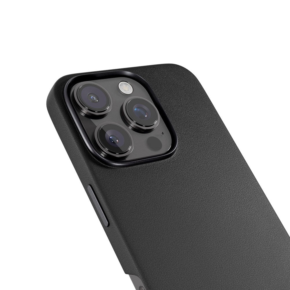 Epico iPhone 16 Pro Mag+ Leather Case - MagSafe Kompatibel - Sort