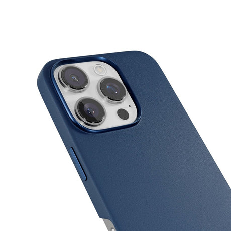 Epico iPhone 16 Pro Max Mag+ Leather Case - MagSafe Kompatibel - Blå