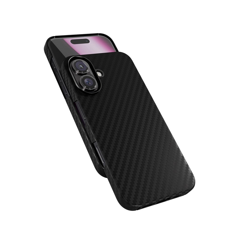 Epico iPhone 16 Plus Mag+ Carbon Case - MagSafe Kompatibel - Sort