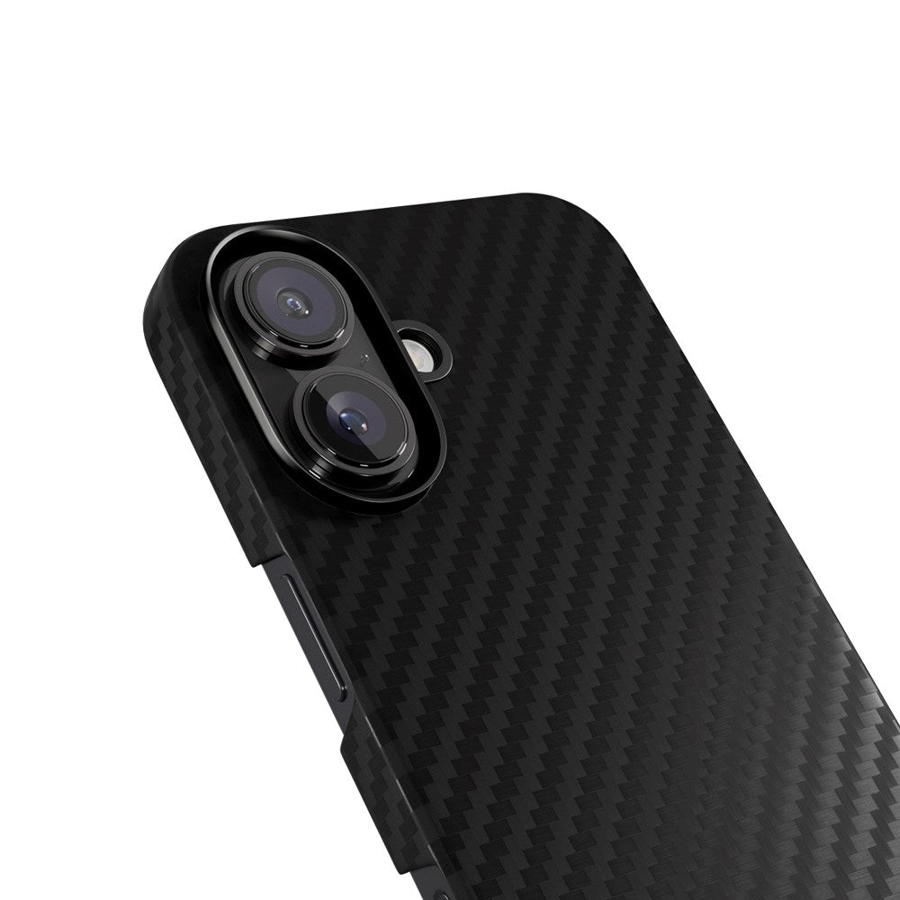 Epico iPhone 16 Mag+ Carbon Case - MagSafe Kompatibel - Sort