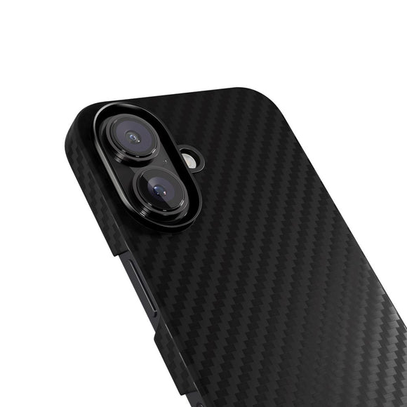 Epico iPhone 16 Mag+ Carbon Case - MagSafe Kompatibel - Sort