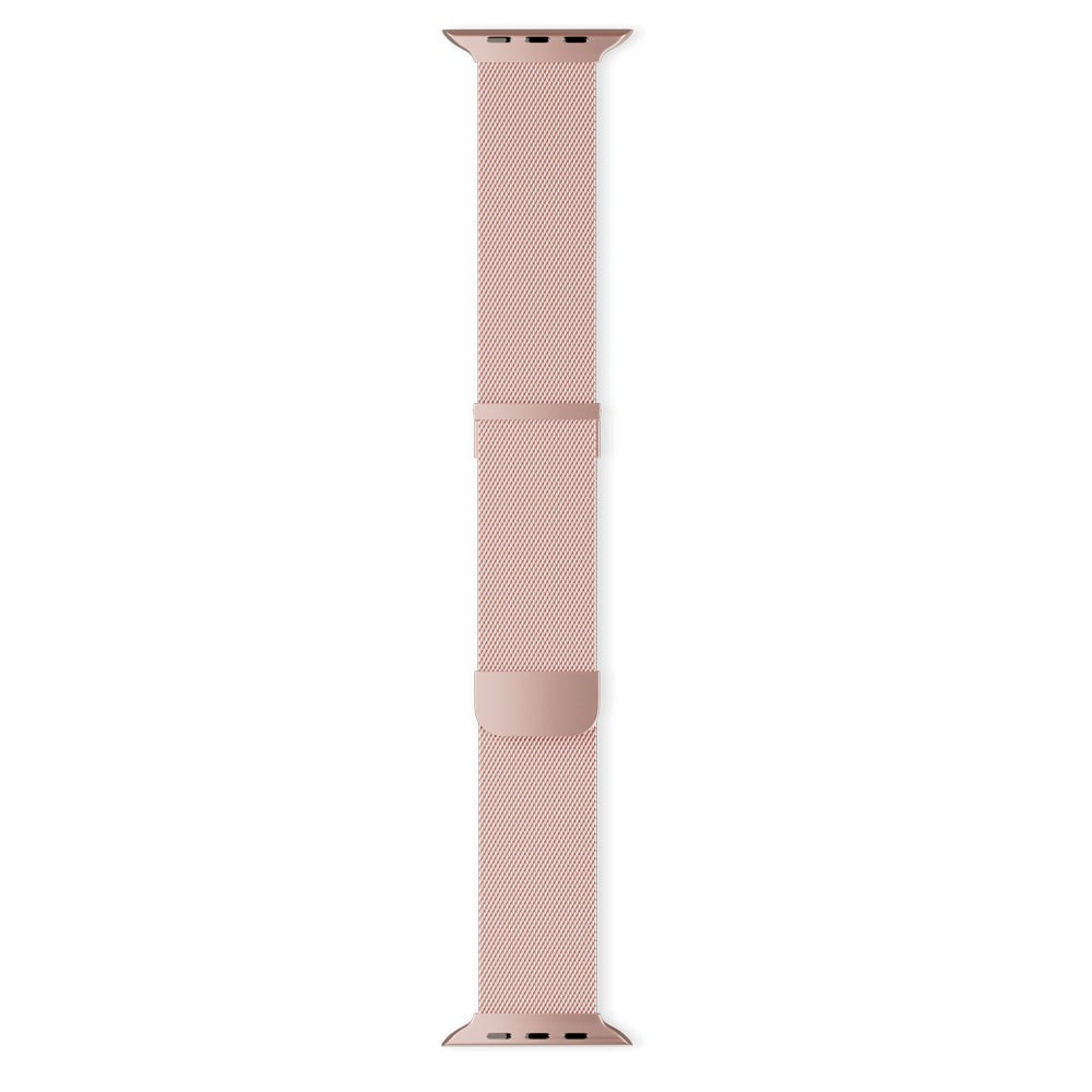 Apple Watch (42/44/SE/45/46/49mm) Epico Milanese+ (Plus) Rustfri Stål Rem - Rose Gold - (DEMO)