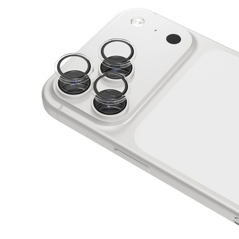 iPhone 18 Pro Max Epico Kameralinsebeskyttelse m. Et-Trins Applikator - Gennemsigtig