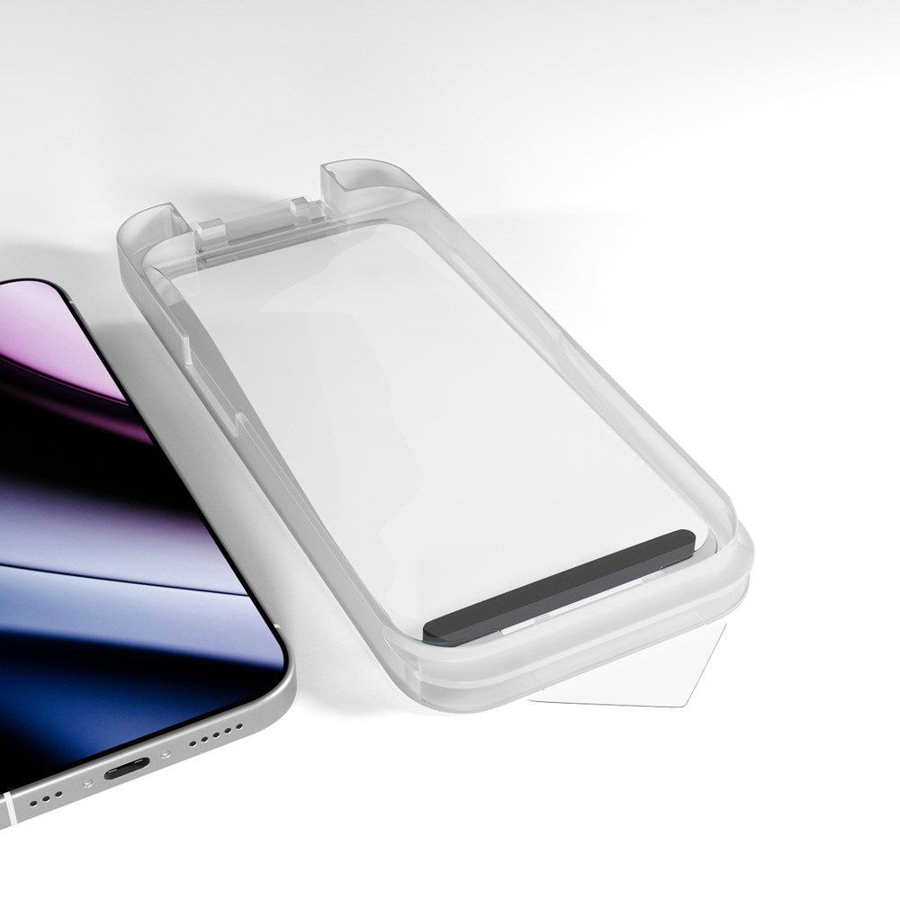 iPhone 18 Pro Max / 17 Pro Max Epico Glass Protector Skærmbeskyttelsesglas m. Installationsramme - Gennemsigtig