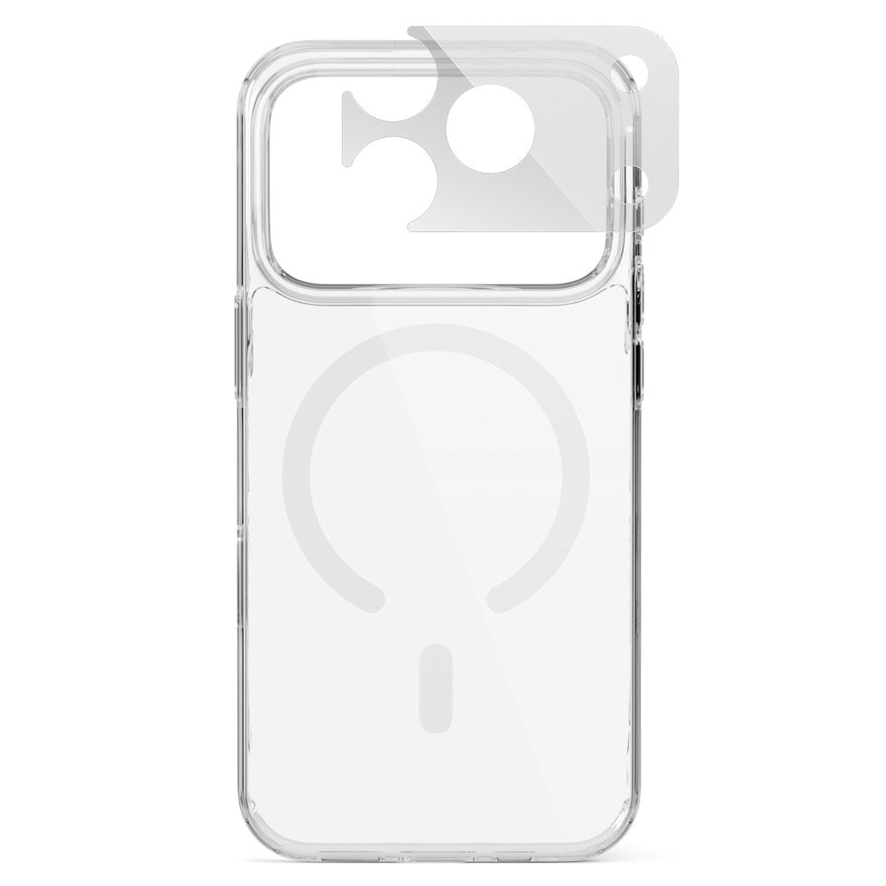 iPhone 18 Pro / 17 Pro Epico Hero Mag+ Cover m. Kamerabeskyttelse - MagSafe Kompatibel - Gennemsigtig