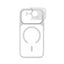 iPhone 18 Pro / 17 Pro Epico HeroMatte Pro Mag+ Cover m. Kamerabeskyttelse - MagSafe Kompatibel - Hvid