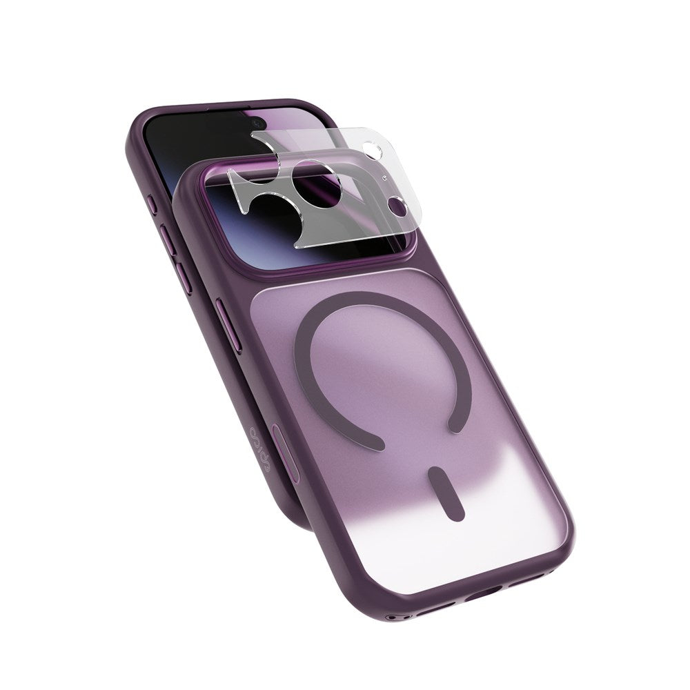iPhone 18 Pro Max / 17 Pro Max Epico HeroMatte Pro Mag+ Cover m. Kamerabeskyttelse - MagSafe Kompatibel - Lilla