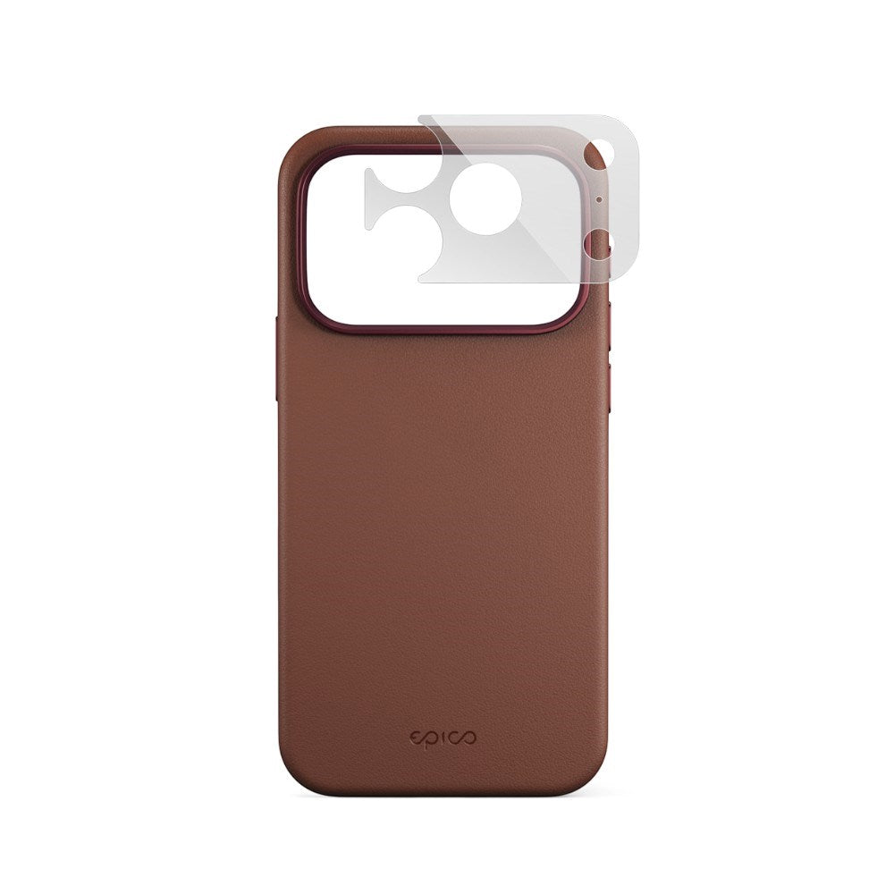 iPhone 18 Pro Max / 17 Pro Max Epico Leather Pro Mag+ Cover m. Kamerabeskyttelse - MagSafe Kompatibel - Brun