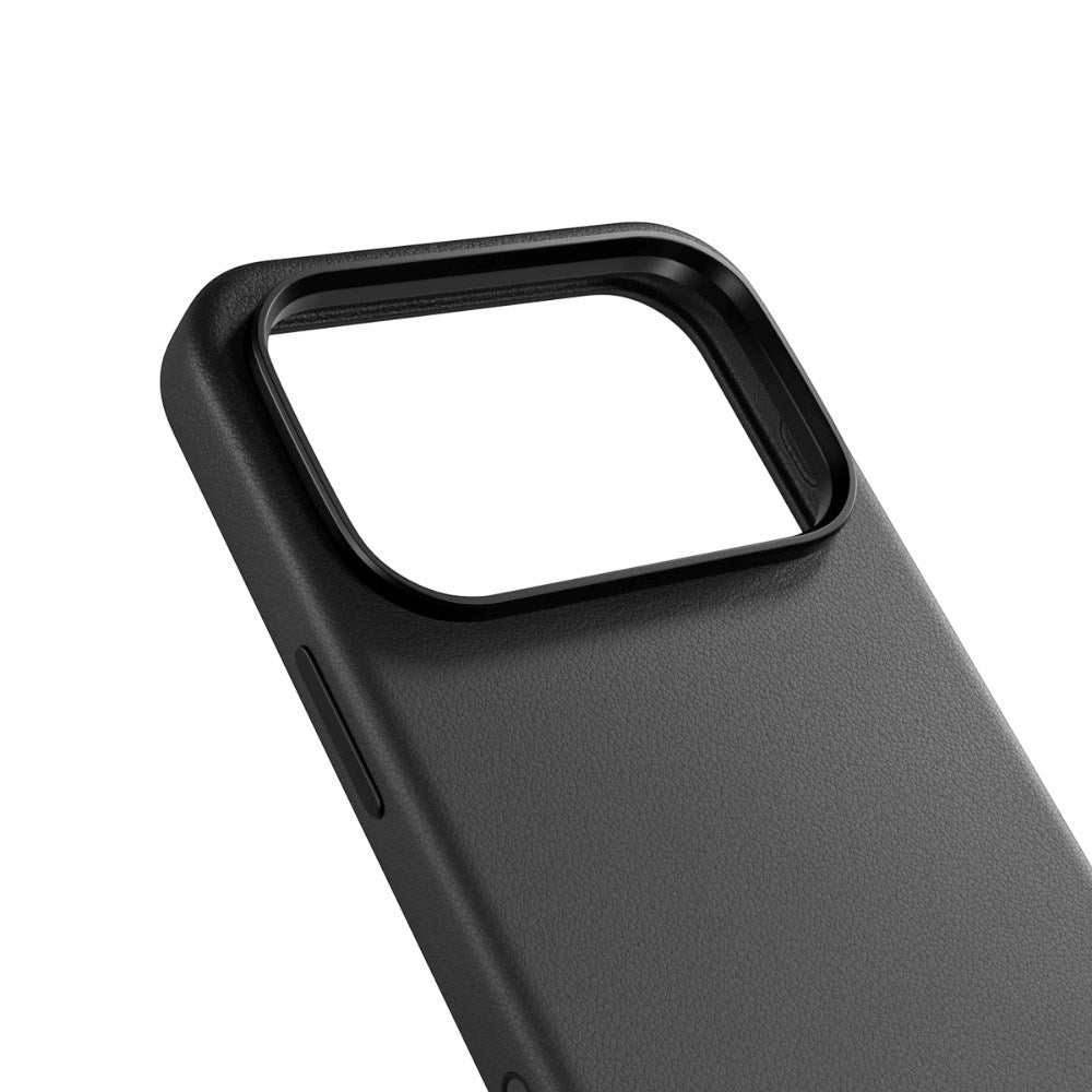 iPhone 18 Pro Max / 17 Pro Max Epico Leather Pro Mag+ Cover m. Kamerabeskyttelse - MagSafe Kompatibel - Sort