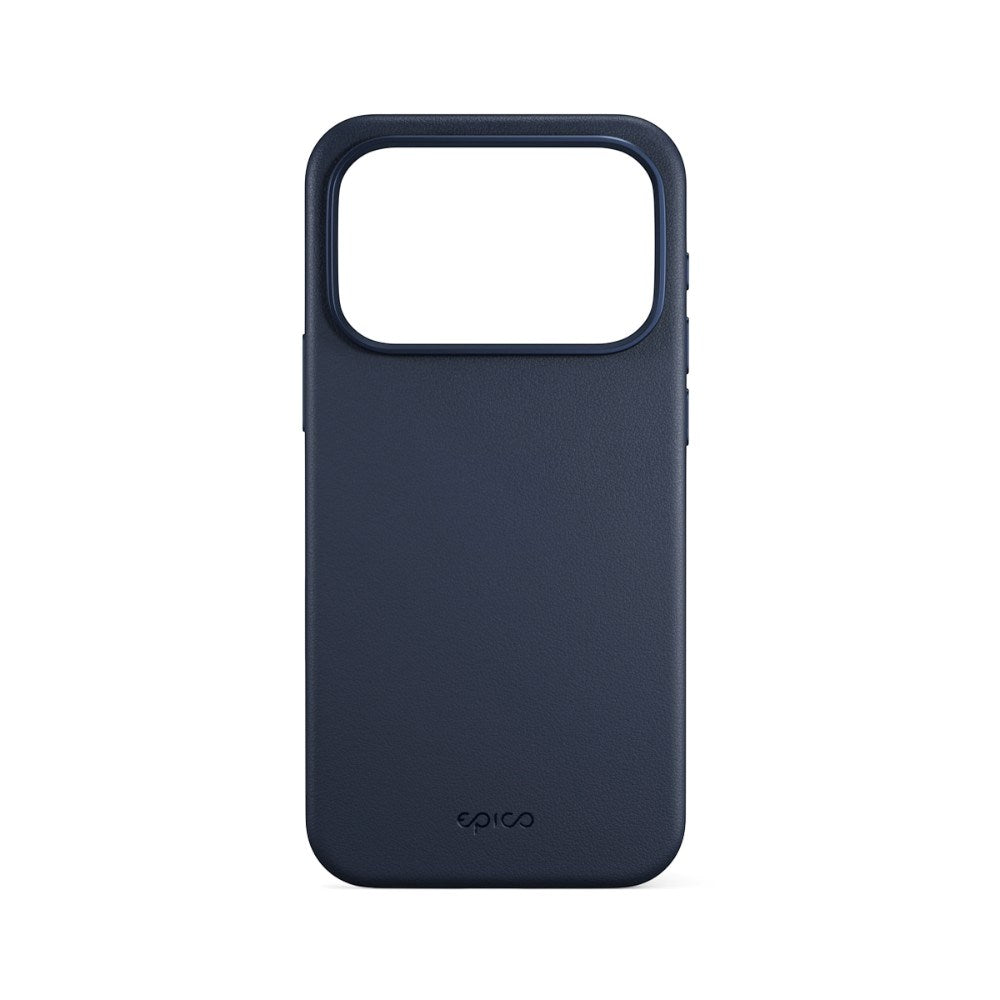 iPhone 18 Pro Max / 17 Pro Max Epico Leather Pro Mag+ Cover m. Kamerabeskyttelse - MagSafe Kompatibel - Blå