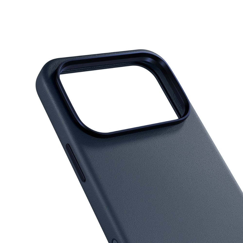 iPhone 18 Pro Max / 17 Pro Max Epico Leather Pro Mag+ Cover m. Kamerabeskyttelse - MagSafe Kompatibel - Blå