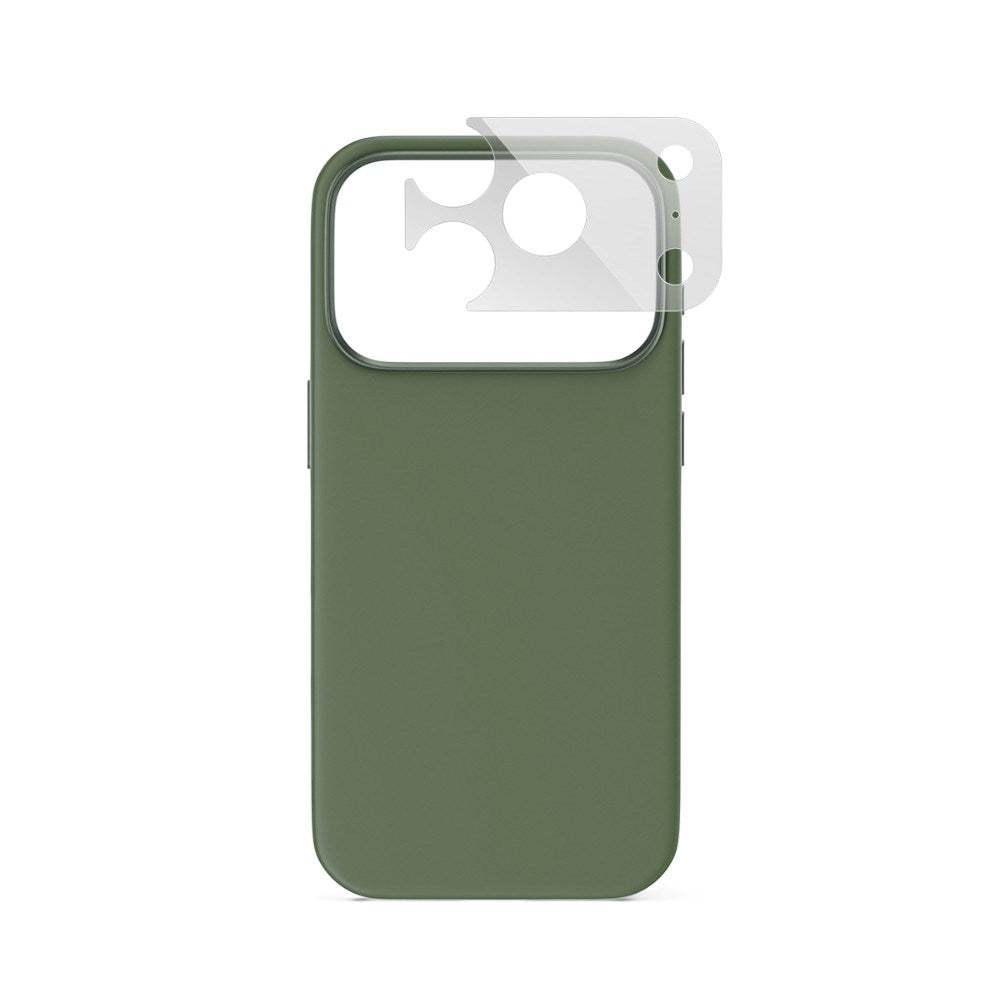 iPhone 18 Pro Max / 17 Pro Max Epico Silicone Pro Mag+ Cover m. Kamerabeskyttelse - MagSafe Kompatibel - Grøn