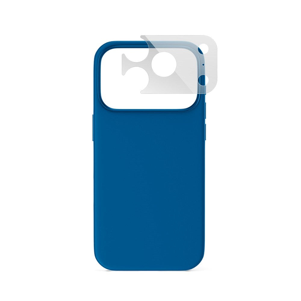 iPhone 18 Pro / 17 Pro Epico Silicone Pro Mag+ Cover m. Kamerabeskyttelse - MagSafe Kompatibel - Blå